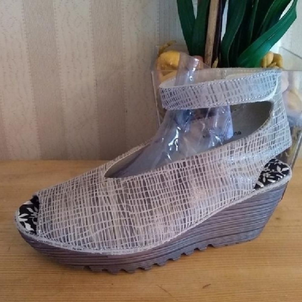 bernie mev. Mely Beige Print Size 8 - Picture 4 of 11